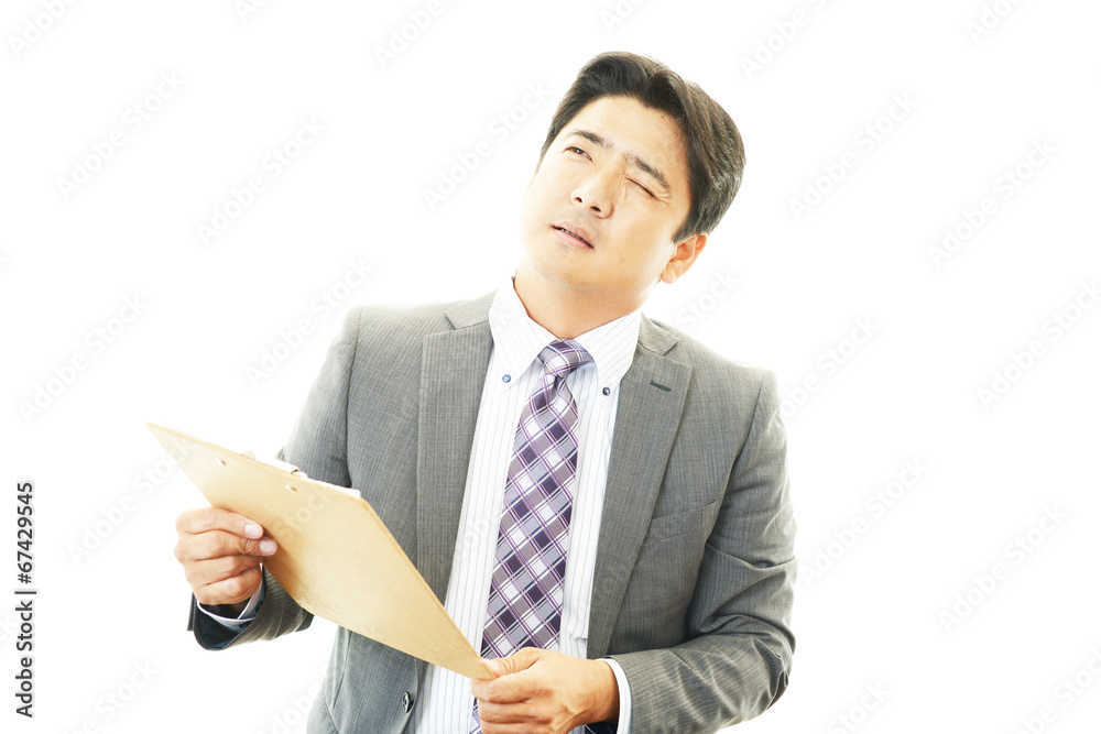 疲れたビジネスマン