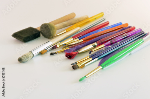 Brushes for drawing.