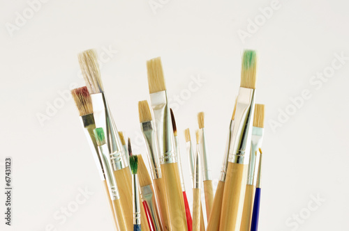 Brushes for drawing.