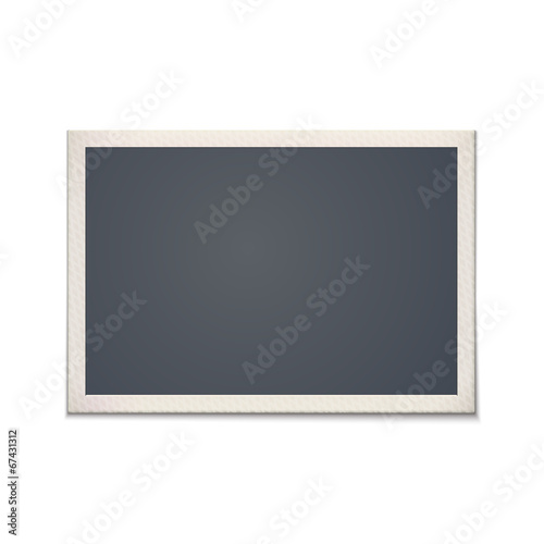 Blank retro photo frame