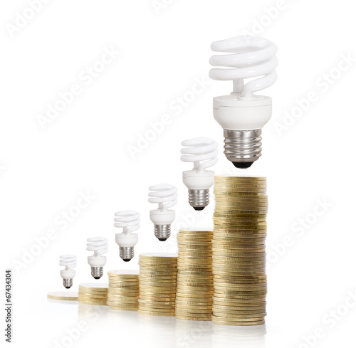 Money saved in different kinds of light bulbs