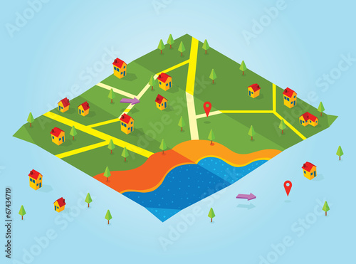 isometric map