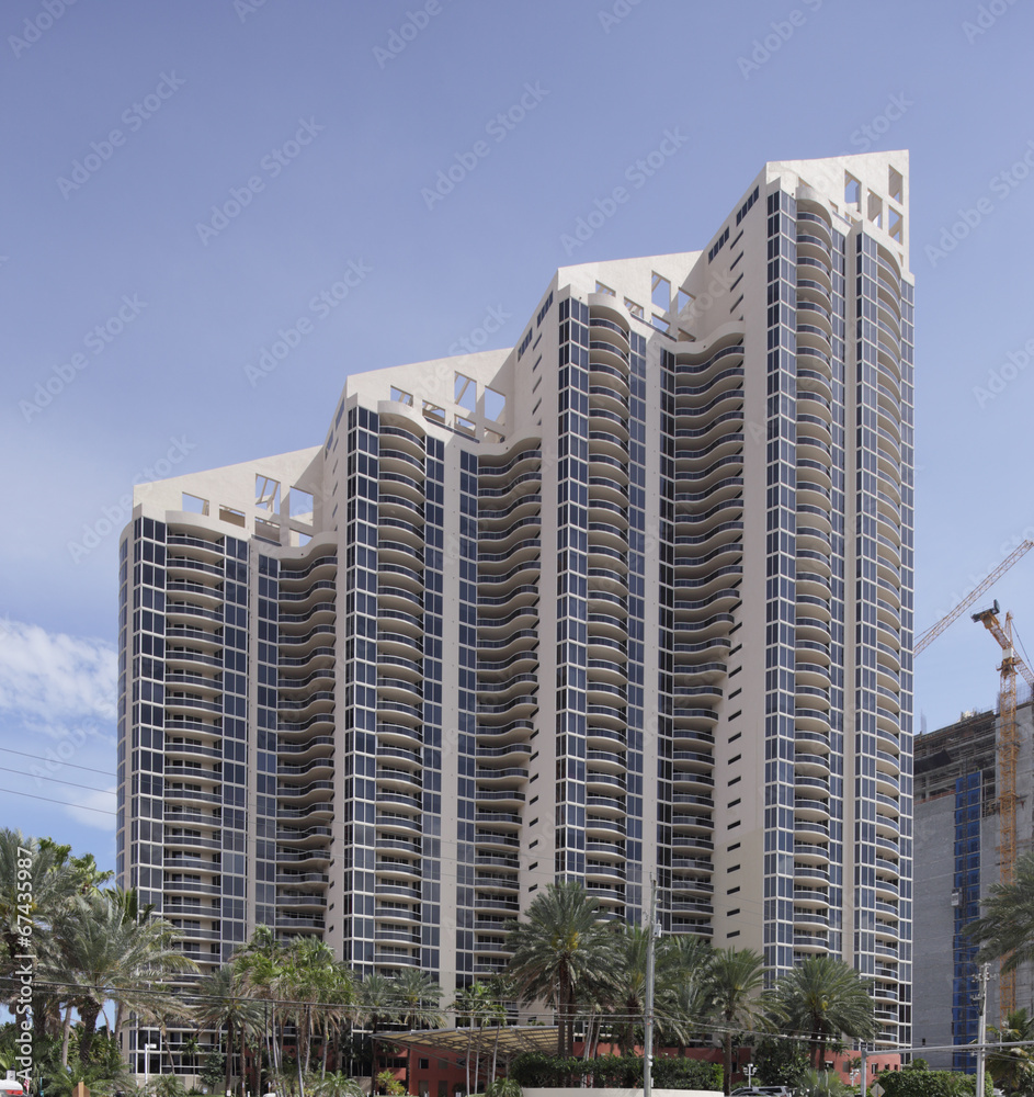 Highrise construction Sunny Isles Beach