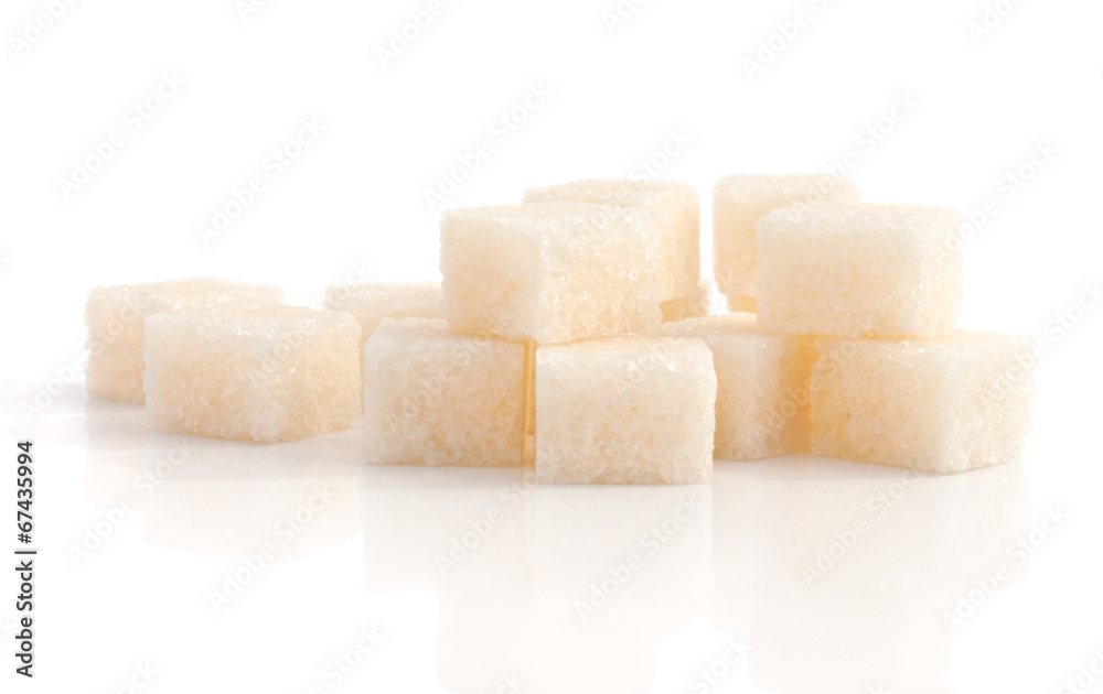 The heap of a refined sugar The heap of a refined sugar