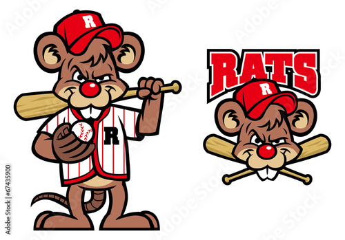 baseball rats mascot