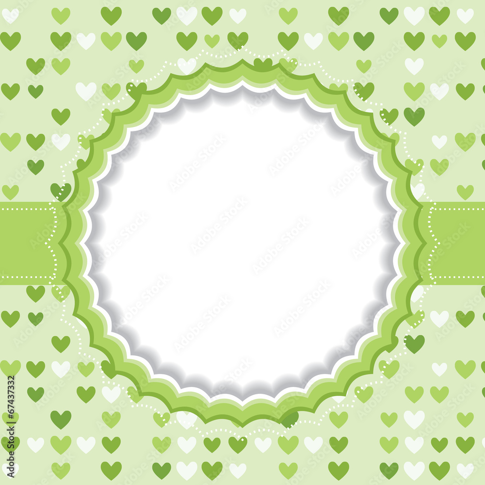 Blank frame with heart background. Blank frame with heart background.