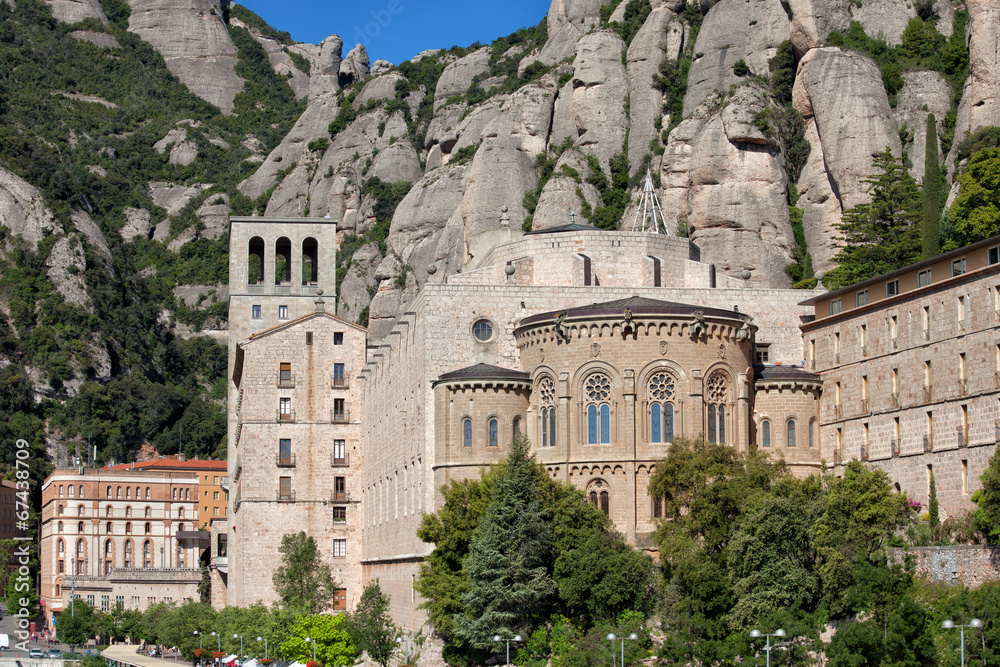 Obraz premium Santa Maria de Montserrat in Spain