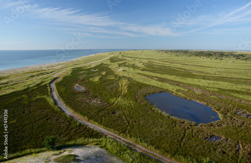 Wild tendra island,mythical hero Achilles motherland ,ukraine photo