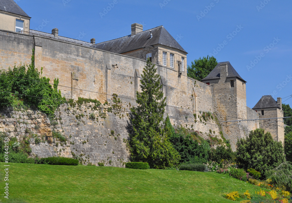 Chateau Ducal castle in Caen