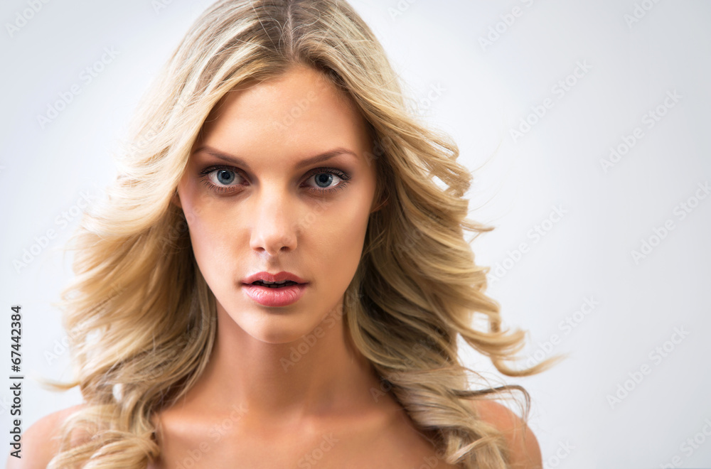 Face of beautiful young woman Face of beautiful young woman