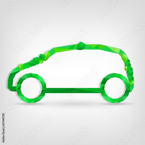 Polygonal car