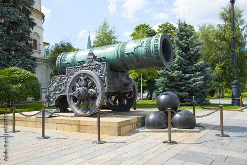 Царь- пушка в Кремле, Москва.