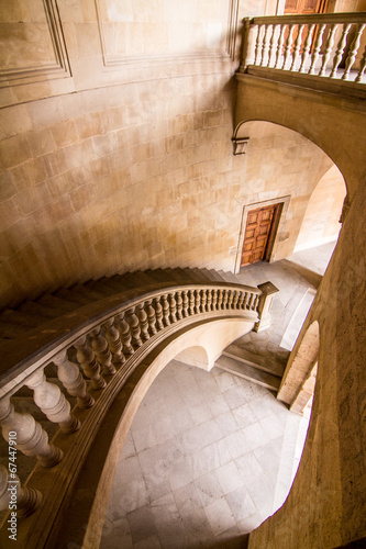 La escalera del palacio Carlos V photo