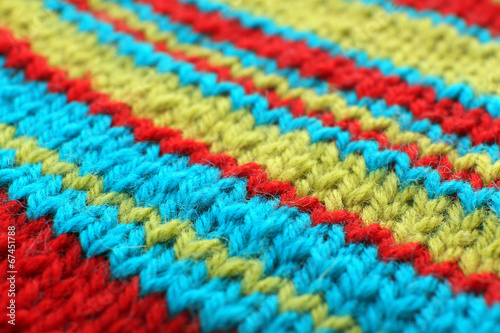Knitted fabric background © Africa Studio