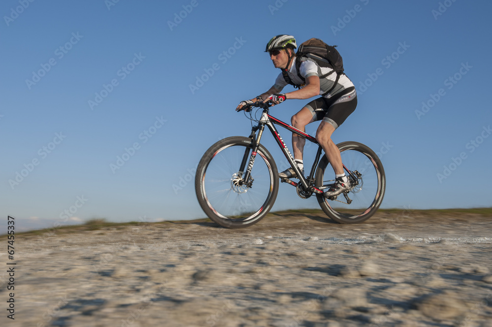 Fototapeta premium mountainbike downhill