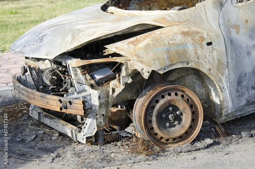 Burned car 2