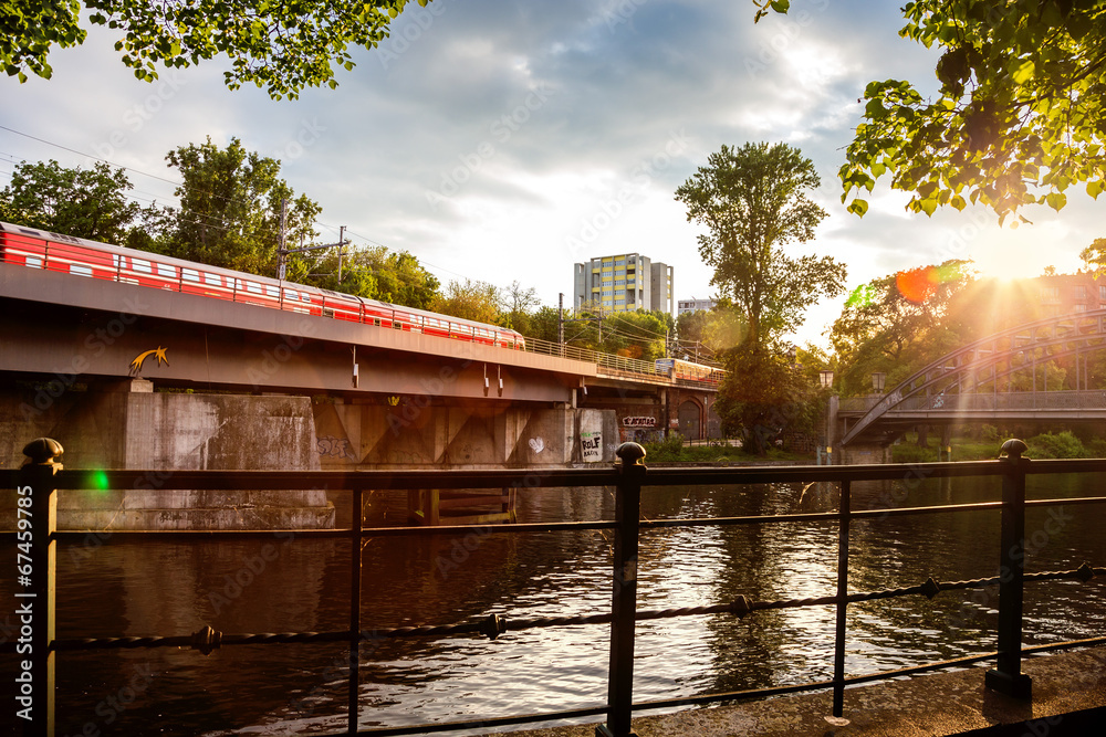 Fototapeta premium Berliner S-Bahn