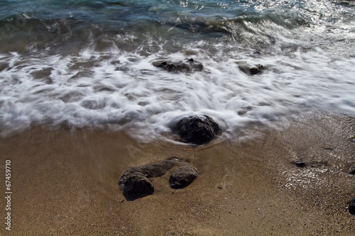 beach with rocks in Crete, Greece  © R_Szatkowski