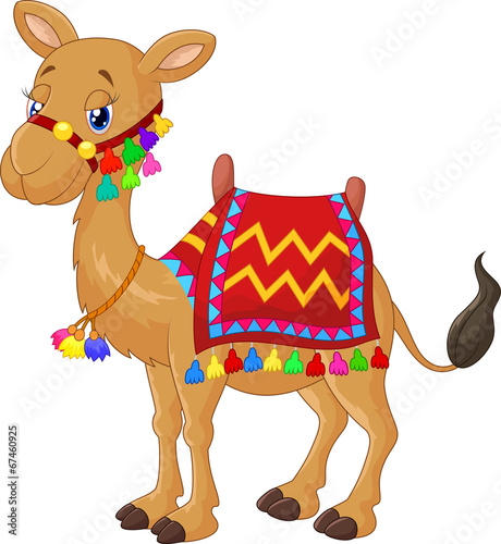 Cartoon decorated camel