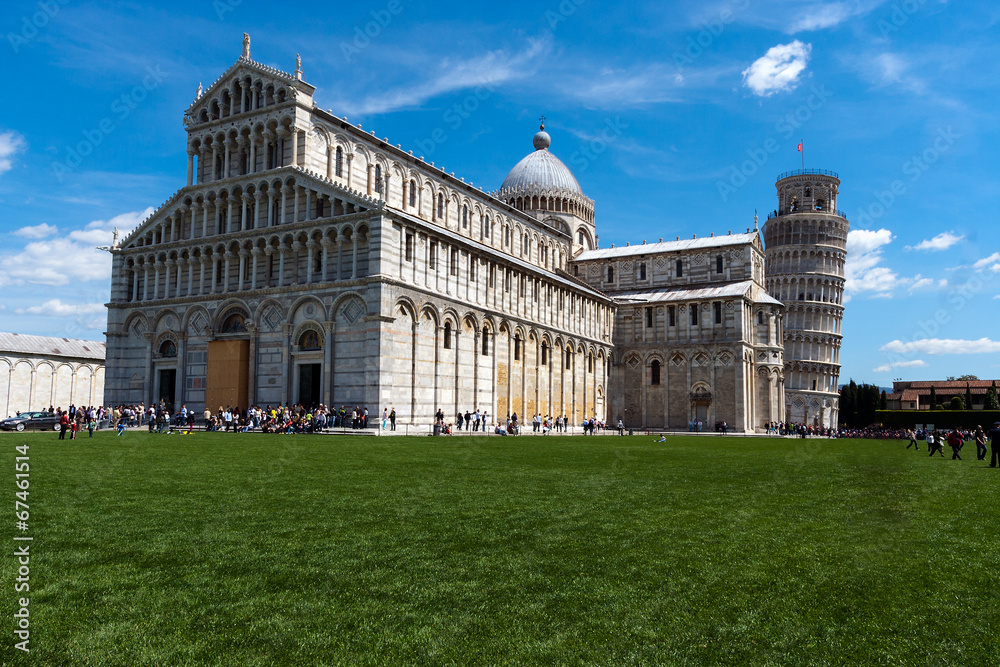 View of Piazza dei Miracoli Pisa