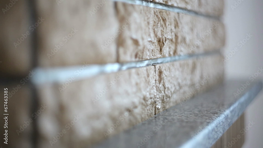background of brown brick wall background of brown brick wall