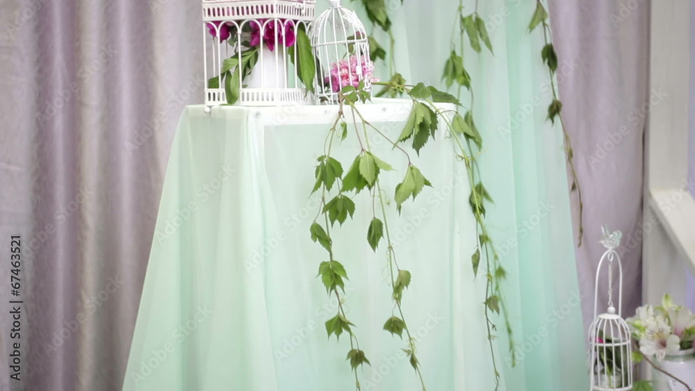 beautiful wedding decoration in gentle tones beautiful wedding decoration in gentle tones