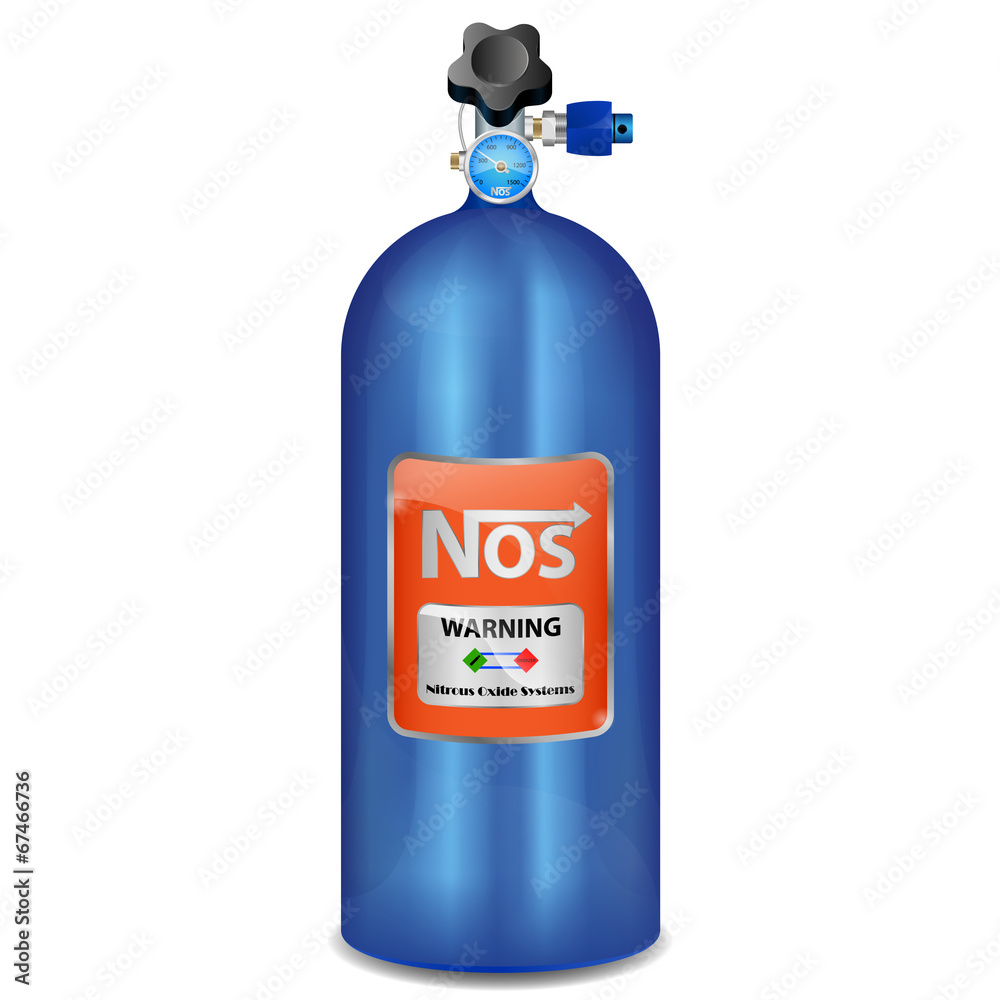 Vecteur Stock Nitrous Oxide System. Nitro Boosts. NOS. | Adobe Stock