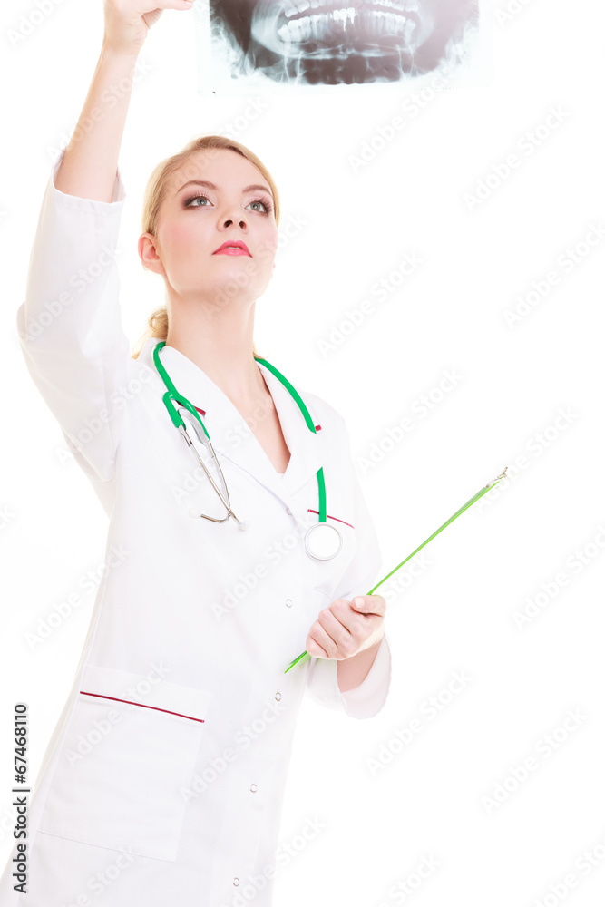 Doctor radiologist looking at x-ray. Medical. Doctor radiologist looking at x-ray. Medical.
