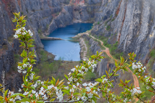 Abandoned Quarry near Prague, Czech Republic photo