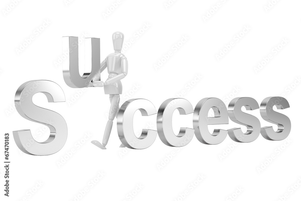 success letter in isolate with clipping path success letter in isolate with clipping path