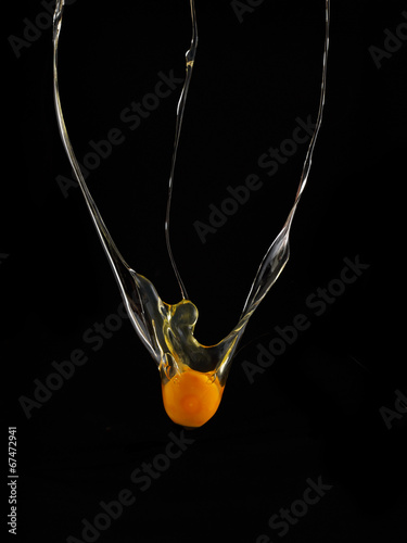 Egg Yolk dripping.