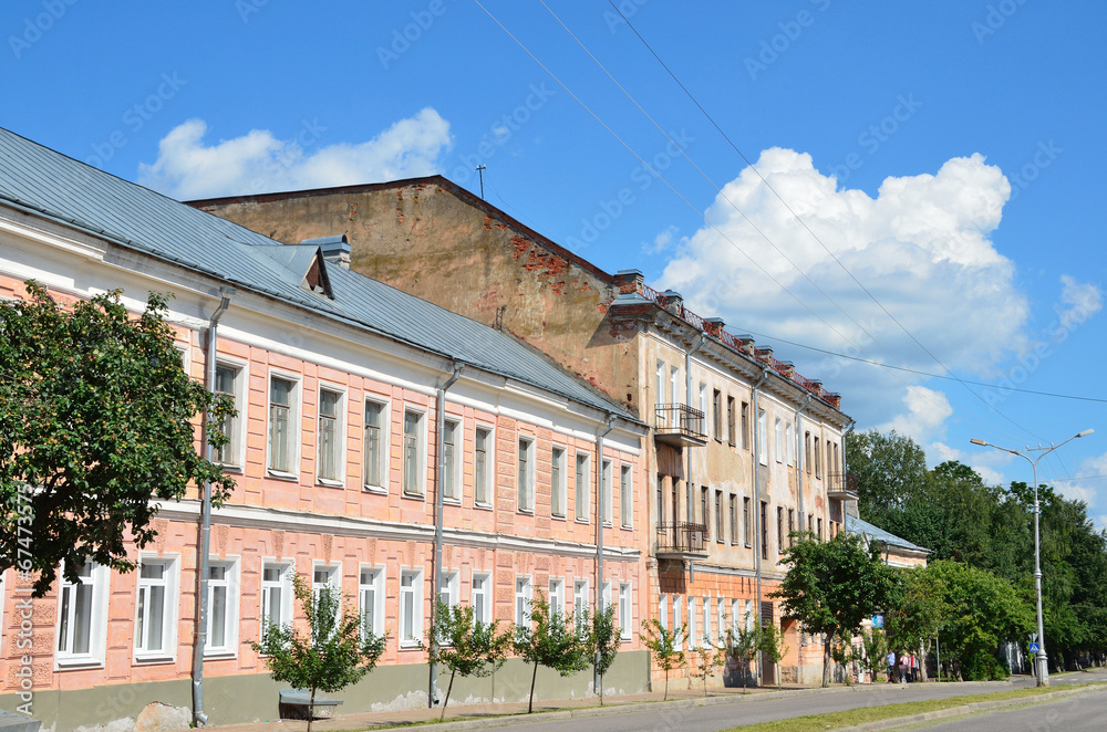 Улица Ильина на Торговой стороне в Новгороде Великом