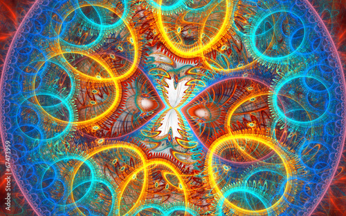 Fractal background photo