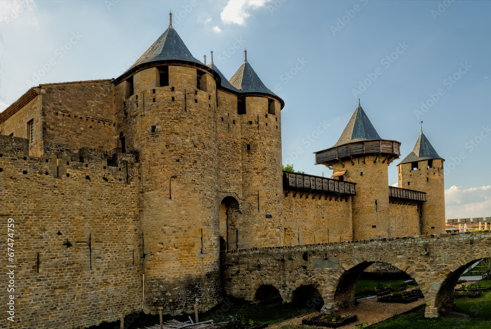 the ramparts of Carcassone