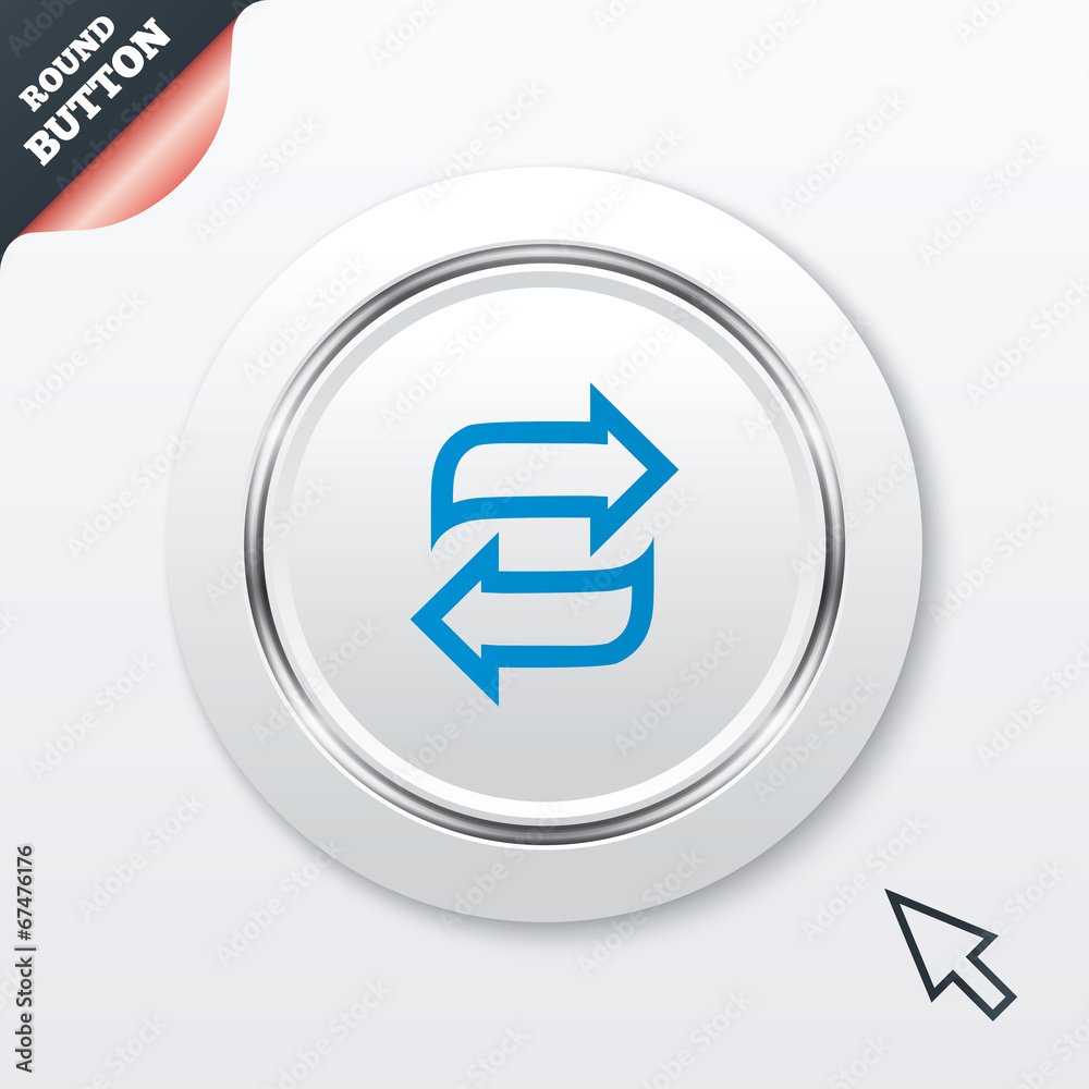Rotation icon. Repeat symbol. Refresh sign. Rotation icon. Repeat symbol. Refresh sign.