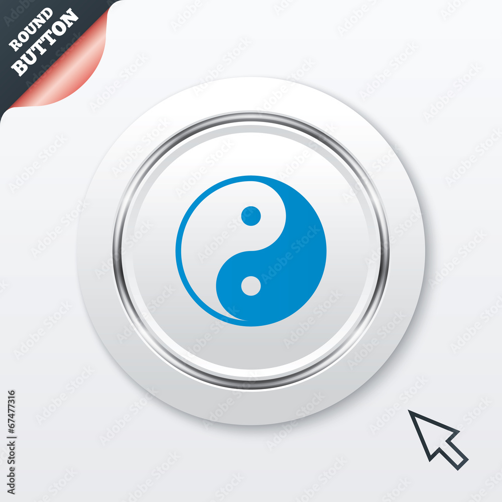 Ying yang sign icon. Harmony and balance symbol. Ying yang sign icon. Harmony and balance symbol.