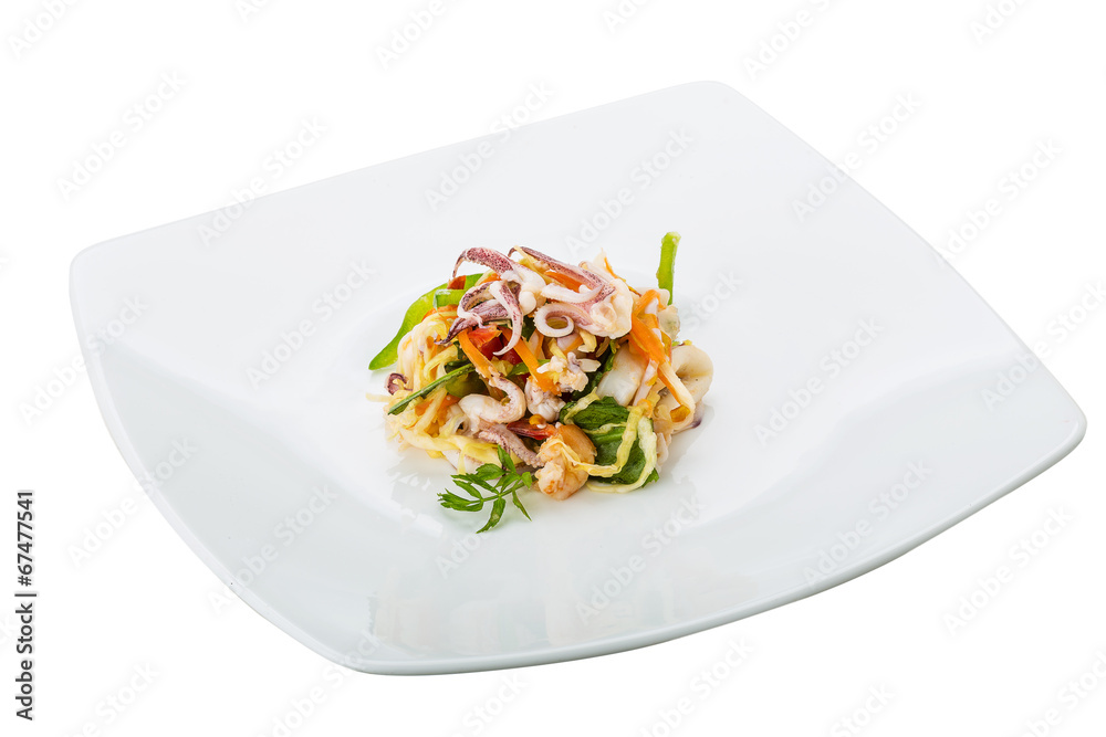 Asian seafood salad Asian seafood salad