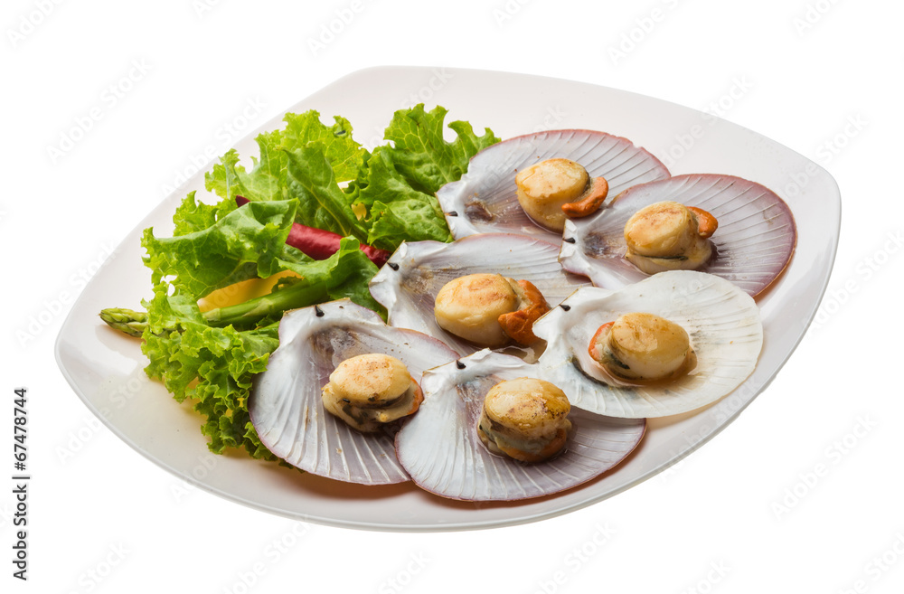 Grilled scallops Grilled scallops