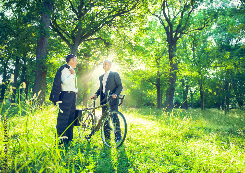 Obraz premium Green Business Travel