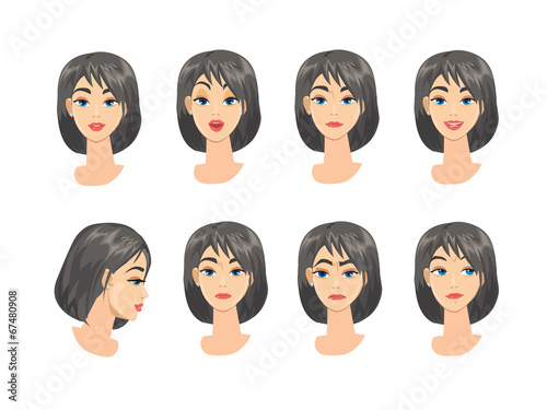 Business Woman Character Emotions
