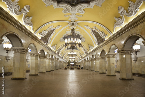 Station of the Moscow metro  Komsomolskaya 