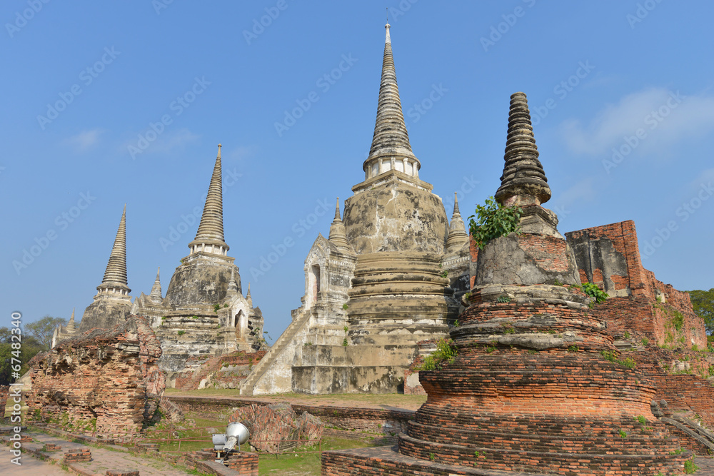 Fototapeta premium Parque histórico de Ayutthaya, Tailandia