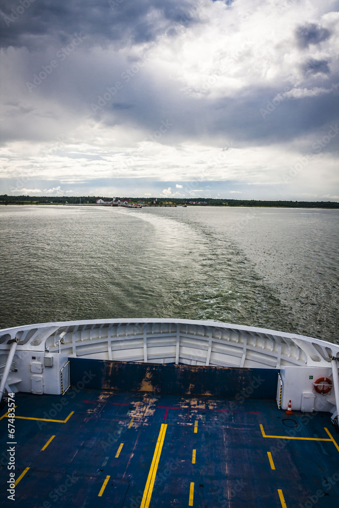 Ferry from Virtsu to Saaremaa Island