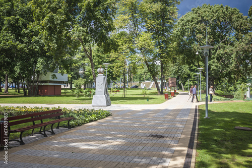 Lithuania, Druskininkai. the view on the town photo