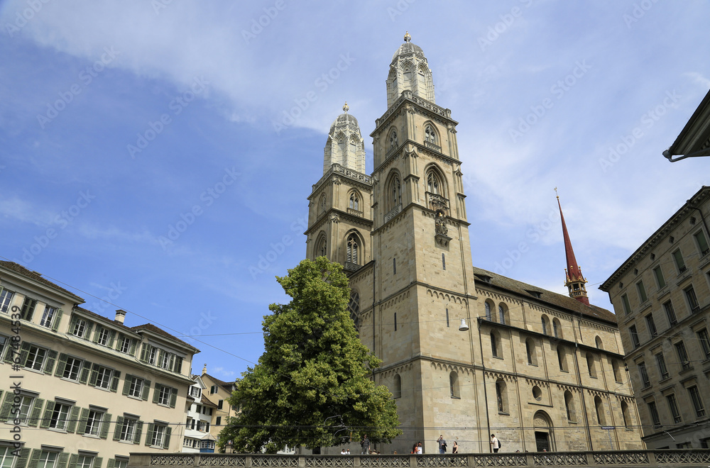 Wahrzeichen in Zürich: Kirche Das Grossmünster