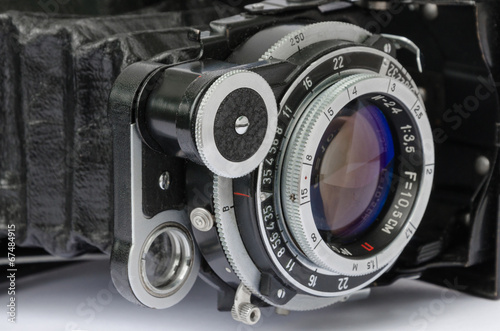 Lens of the old camera