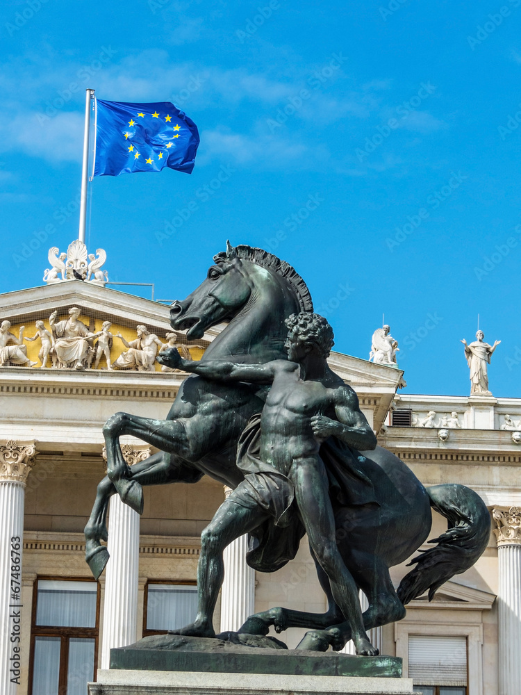 Obraz premium Österreich, Wien, Parlament