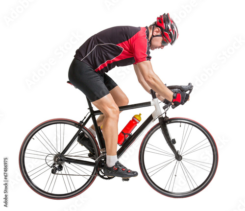 Fototapeta Naklejka Na Ścianę i Meble -  bicyclist riding a bicycle