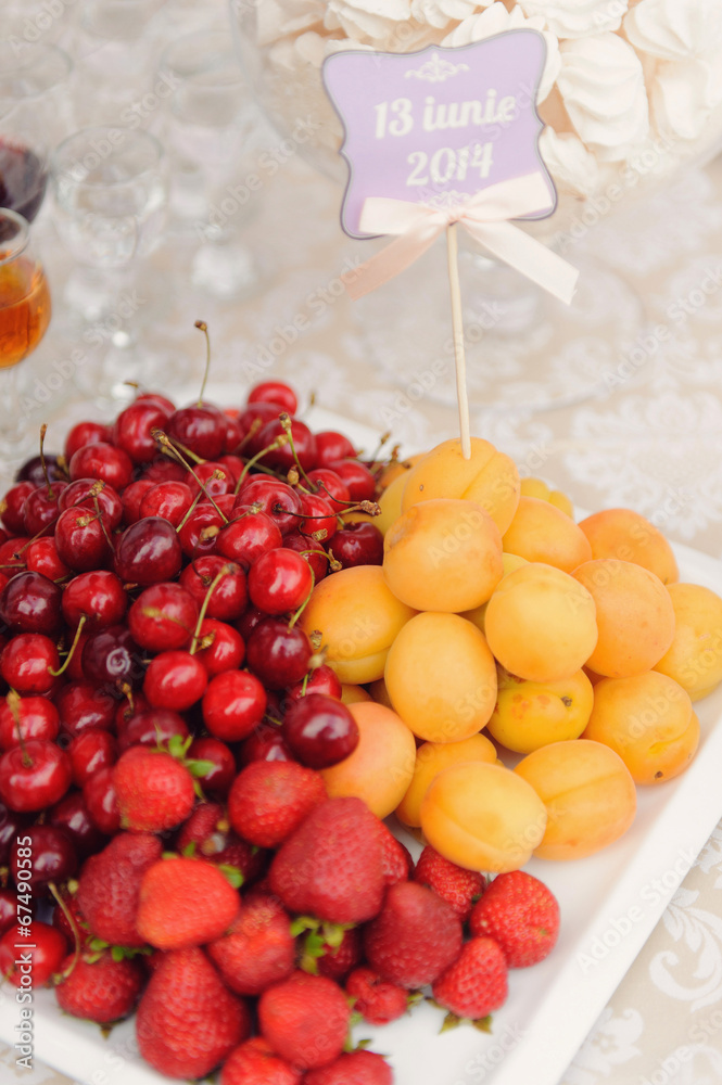 Plate with Fruits Plate with Fruits