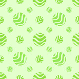 Green soft abstract seamless pattern, polka dot fabric, backgrou